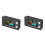 2X LCD Liquid Crystal 8-100V Voltmeter Battery Car Power Detection Digital Lithium Battery Capacity Display Module,C 1