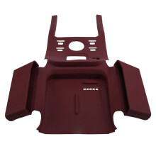Geschikt voor Jetour Travler T2 Centrale Bedieningsapparatuur Siliconen Pad Opbergdoos Draadloze Oplaadbescherming Antislip Pad Rood