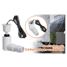 10X SS2 Float L-Shape with 3/4 Inch Adaptor and 6Ft Wire Water Float for HVAC Drain Pan Condensate Outlet