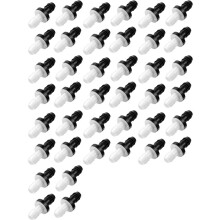 40 Stuks Terugslagklep 3/8 Inch 10 mm ABS Plug-in Terugslagklep Stookolie Water Gas Lucht Terugslagklep voor Vloeistoffen