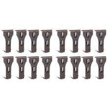 16 Clips para Ladrillos para Colgar Ganchos para Ladrillos Clips para Ladrillos de 2-1/4 A 2-3/8 Pulgadas de Alto Ganchos de Metal para Ladrillos
