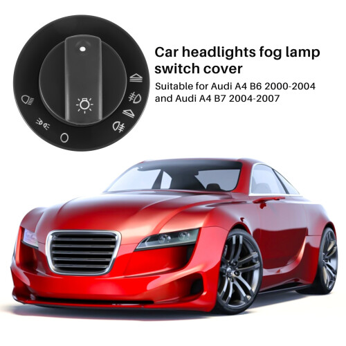 Car Headlight Fog  Cover for  A4 B6 B7 / Headlight dimmer  / dashboard dimmer 1