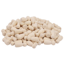 100Pc / Lot Bambole Piolo Ragazze 1.35 Pollici In Legno Massello Massiccio Torniture Non Finite-Pronte Per Dipingere O Colorare - Persone In Legno