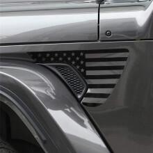 Side Vent Sticker Cover Decals Trim Black for JL JLU 2018-2022 Gladiator JT 2020-2022
