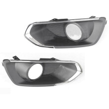 1 Par de Moldura Do para Choque Dianteiro para Luzes de Neblina com Acabamento em Grelha para SX4 S- 2013-2016 Capô de Lâmpada de Neblina