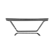 Soft Carbon Fiber for 2017 2018 2019 2020 Center Control A/C Air Conditioning Panel Trims Accessories