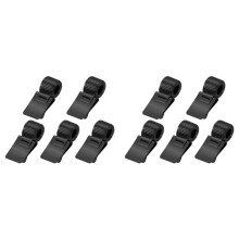 10X Pince à Crayons pour Casque de Sécurité, Porte-Crayon Réglable Universel, Porte-Crayon, Organisateur de Clip pour Ordinateur Portable, Noir
