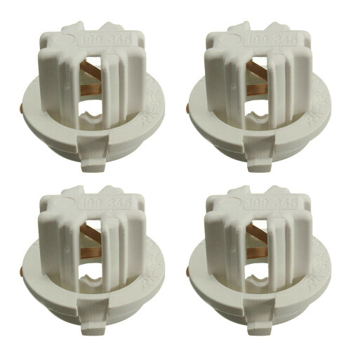 4 Pcs Car Auto Rear Tail Light Lamp Bulb Socket Holder for- 7 Series X5 E53 E70 E65 X3 E83 White 1