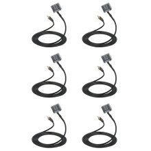 6pcs 3.5mm Audio Car GPS AUX Adapter Cable for 2006-2013 Input Connector