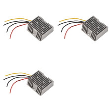 3X  Automatic Buck Boost Converter  8V-40V to 13.8V 10A Step Down  Voltage Regulator Waterproof Voltage Reducer