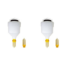 2X 5.5L Sauce Bottle&Dispenser Nozzles Hanging Sauce Dispenser Large Diameter Sauce Squeeze Bottle Hanging
