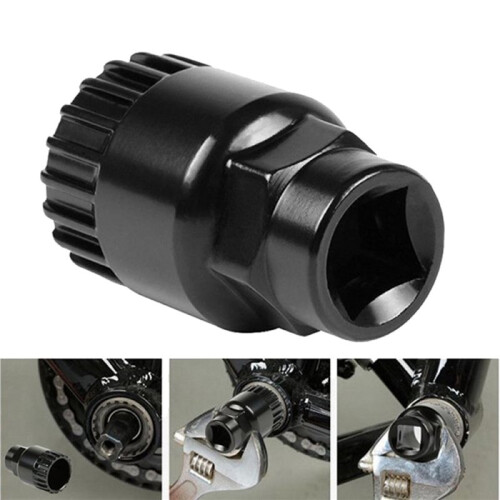 5X Bicycle 20 Teeth Bottom Bracket Remover Puller Tool Black for Mountain Bike Bicycle Repair Tools 2