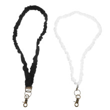 2St Verstelbare Badge Necklace Lanyards, Elastische Id-Kaarthouders