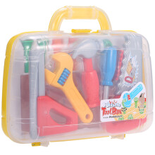 1 Set Kinder Gereedschapset Plastic Bouwfeest Spelaccessoire