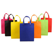 30 Stuks 10 Kleuren Recyclebare Non-Woven Tote Tassen Verticaal