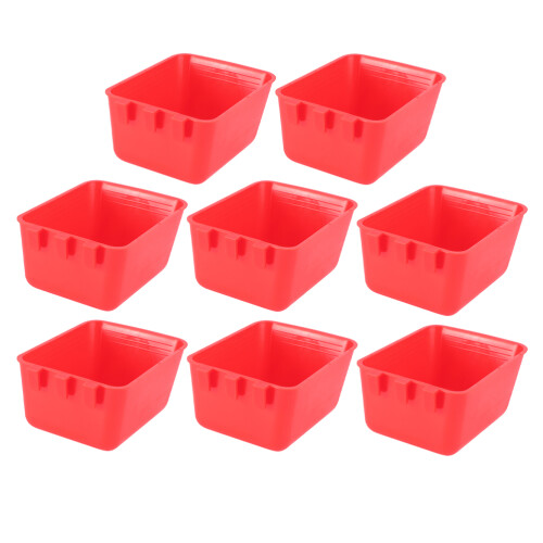 8St Voerbakken Vogels Plastic Met Gladde