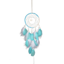 dreamcatcher hangende verlichte handgemaakte decoratieve luchtblauw