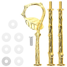 1Set Decoratieve Gouden Taartstandaard Hardware Zinklegering DIY Kit