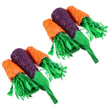 6 Hamster Kauwspeelgoed Wortel Aubergine