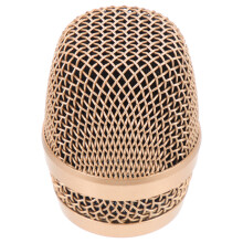 Metal Microfoon Ball Head Gouden Mesh Vervangingsdeel