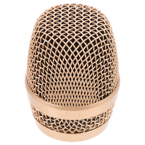 Metal Microfoon Ball Head Gouden Mesh Vervangingsdeel