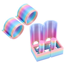 1Set Canvasrolhouder Met Klemmen, Plastic, Voor Schilderijen