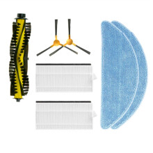 Para Ikhos Criar NetBot S15 Neatsvor X500 X600 Tesvor X500 Pro Robô Aspirador de Pó Escova Lateral Principal Mop Pano PeçAs