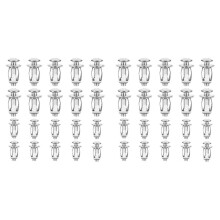 80 Pcs Hollow Door Anchors and Screws, Hollow Metal Cavity Fixing Core Door Anchors for 0-5mm Door Hollow Wall Sheet