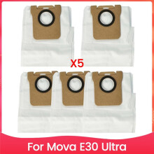 Sacos para Aspirador de Pó para Mova E30 Ultra Peças de Aspirador de Pó, Fácil Instalação e Capacidade