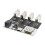 4Pcs USB Conector CH334 Hub Module 4 Interface USB2.0 Hub 40MB/S 5V XL-USBHUB USB-A TYPE-C DC5.5x2.1 Interface 3