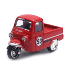 Modelo de Triciclo Vintage Adorno de Triciclo Modelo de Carro Triciclo Ornamento de Carro Ornamentos de Carro de Mesa EstáTua-A