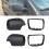 Car Black Rearview Mirror Cover Shell Side Mirror Caps with Frame Replacement for  E53 X5 2000-2006 3