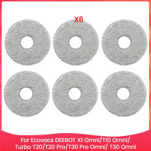Placas de Pano para Esfregão para DEEBOT X1 Omni/T10 Omni/Turbo T20/T20 Pro/T30 Pro Omni/T30 Omni Vacuum Parts