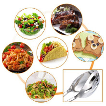 2X Lebensmittelzange Aus Edelstahl, Mehrzweck-Brotzange, Lebensmittelzange, Steakzange, Grillzange, Salatzange, Küchenutensilien