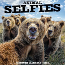 Animal Selfies 2026 Wall Calendar by Willow Creek Press Other Book