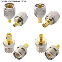 12 PCS UHF SL16 PL259 SO239 to SMA Male Plug Female Jack RF Connector Test Converter
