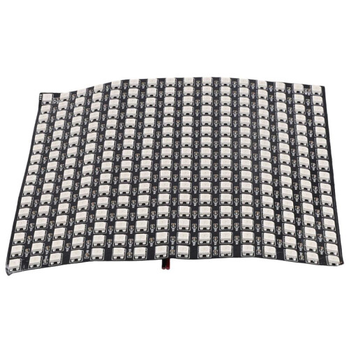 5X WS2812 RGB LED Matrix Panel Individually Addressable Flexible for Video Display, DC5V (16x16) 2