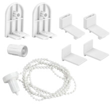Replacement Roller Blind No Drilling17 mm Roller Blind Holder Window Double Roller Blind Clamp Holder Chain Hoist
