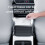 Car Armrest Box Height Pad Universal Central Elbow Rest Support Leather Auto Armrest Cover with Tissue Holder 2