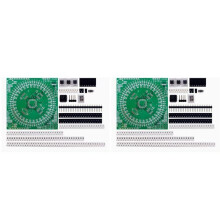 2X LQFP64 SMD Soldering Practice Board Kit Soldering Introductory Training to Improve the STC8 TypeC Port