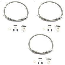 Verlängerte Edelstahl-Bremsleitungen für TJ YJ 84-01 Cherokee XJ 87-06