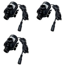 3X Water Pump 12V 19W 800L/H Brushless Motor Submersible Aquarium Water Pump Pond Fountain for Fish Tank Garden