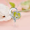 2 Moederdag Ketting Hartvorm Ketting Decoratief Hanger 8
