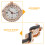 1 Vrouwen Mode Quartz Armband Quartz ( Zwart) 5
