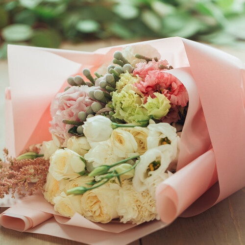 Bouquet Papier Geschenk Ultradun Gevoerd 2