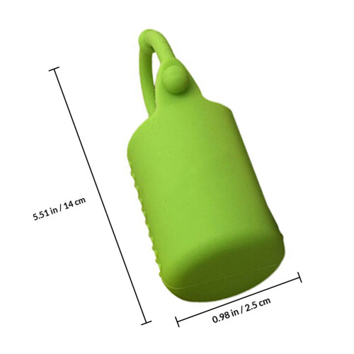 6 stuks 5 ml siliconen etui voor vervoer etherische oliën 1