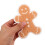 6St Herbruikbare Gingerbread Man Afwassponsen Houtpulp Koffie 1
