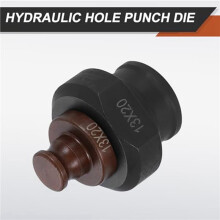 2X Hydraulic Hole Punch Die 13x20mm Oval Hole 40Cr Steel Electric Punching Kit for MHP-20 JP-20 Electric Punching