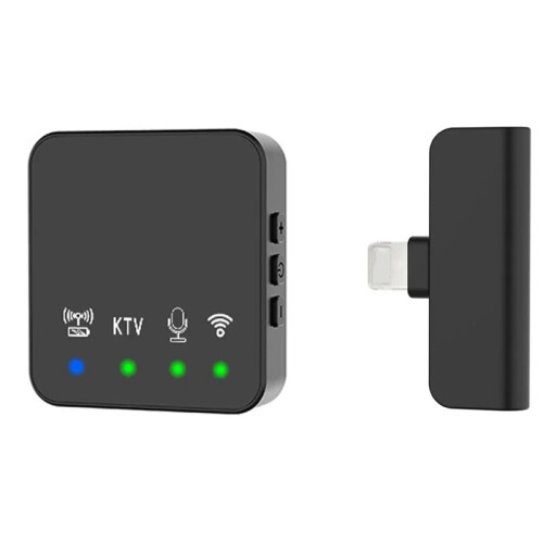Microfono Lavalier Wireless Portatile per Registrazione Audio e Video,  Microfono Lavalier per  e per Android, Ideale per Trasmissioni In