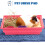 2St Wasbare Liners Chenille Cavia’s Donkerblauw 5